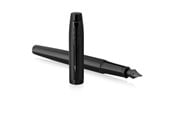 Skrive- & Tegneverktøy - Parker IM Fountain Pen | Matte Black with Black Trim | Fine Point with Blue Ink Cartridge | Gift Box - 2127741