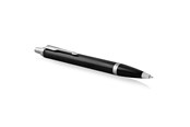 Skrive- & Tegneverktøy - Parker IM Ballpoint Pen | Black Lacquer with Chrome Trim | Medium Point Blue Ink | Gift Box - 1931665