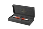 Skrive- & Tegneverktøy - Parker Duofold Ballpoint Pen | Classic Big Red Vintage | Medium Point Black Ink Refill | Premium Gift Box - 1931379