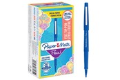 Skrive- & Tegneverktøy - Paper Mate Flair Felt Tip Pens | Medium Point (0.7mm) | Blue | 36 Count - 2077175