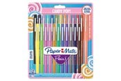 Skrive- & Tegneverktøy - Paper Mate Flair Felt Tip Pens | Medium Point (0.7mm) | Assorted Candy POP Colours | 24 Count - 1985617