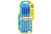 Skrive- & Tegneverktøy - Paper Mate InkJoy 100ST Ballpoint Pens | Medium Point (1.0mm) | Blue | 4 Count - 1956711