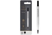 Skrive- & Tegneverktøy - Parker Rollerball Pen Ink Refill | Fine | Black QUINK Ink | 1 Count - S0881190