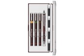 Skrive- & Tegneverktøy - Rotring Isograph Junior Set 3x Technical Pens | 0.20mm 0.30mm 0.50mm Fineliner Pens + Accessories - S0699320