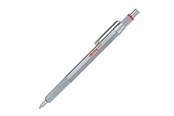 Skrive- & Tegneverktøy - Rotring 600 Ballpoint Pen | Medium Point | Black Ink | Silver Metal Barrel with Non-Slip Knurled Grip | Refillable - 2032578