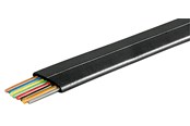 Telefon-kabel - Pro Telephone flat cables 8-core 100 m reel AWG 28. - 4040849933080
