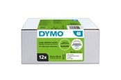 Papir, Fotopapir & Etiketter - DYMO LW store adresseetiketter, 36mm x 89mm, 12 ruller med 130 stk. (1560 stk. i alt) - 2093093