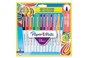 Skrive- & Tegneverktøy - Paper Mate Flair Felt Tip Pens | Bold Tip (1.2 mm) | Assorted Colours | 12 Count - 2138474