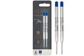 Skrive- & Tegneverktøy - Parker Ballpoint Pen Refills | Medium Point | Blue QUINKflow Ink | 2 Count - 1950373
