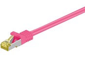 Nettverkskabel - Pro RJ45 patch cord CAT 6A S/FTP (PiMF) 500 MHz with CAT 7 raw cable - Rosa - 20m - 4040849916595