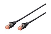 Nettverkskabel - DIGITUS Professional - Svart - 0.5m - DK-1644-005-BL-10