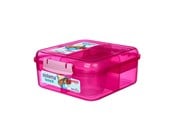 Kjøkkentilbehør - Sistema Bento Cube 1.25 L (Pink) - 41685