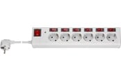 Strømkabel (ekstern) - Pro AC power strip with surge protection and switch 1.5 m - 4040849725685