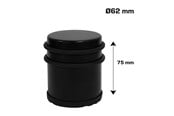 Beslag & Hengsler - Home>it Dørstopper løs Ø62x75 mm 1 kg - mattsvart - 13168