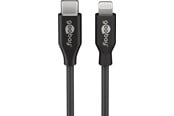 USB - Pro USB-C <-> Lightning - 0.5m - Svart - 4040849394287
