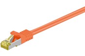 Nettverkskabel - Pro RJ45 patch cord CAT 6A S/FTP (PiMF) 500 MHz with CAT 7 raw cable orange - Oransje - 7.5m - 4040849916335