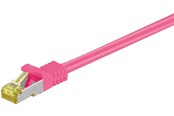 Nettverkskabel - Pro RJ45 patch cord CAT 6A S/FTP (PiMF) 500 MHz with CAT 7 raw cable magenta - Rosa - 7.5m - 4040849916328