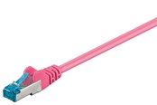 Nettverkskabel - Pro LAN CAT 6A S/FTP - Rosa - 2m - 4040849937439