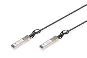 Nettverkskabel - DIGITUS 10G SFP+ DAC Cable - 0.5m - Svart - 0.5m - DN-81220