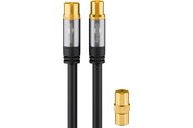 Antennekabler - Pro TV antenna cable (135 dB) 4x shielded 3 m - 4040849703782