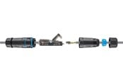 Nettverkskabel - Pro Outdoor (IP68) LAN cable connector CAT 6A UTP unshielded - Svart - 4040849444166