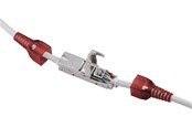 Nettverkskabel - Pro Toolless cable connector CAT 6 STP shielded - Rød - 4040849795770
