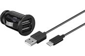 Mobil - Adaptere og ladere - Pro USB Type-C™ Car charger set (12W/2.4A) - 4040849588204