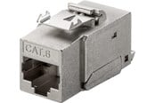 Nettverkskabel - Pro Keystone module RJ45 CAT 6 STP 250 MHz - Sølv - 4040849908637