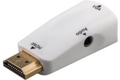 Skjermkabel - Pro Compact HDMI™/VGA adapter incl. audio gold-plated - 4040849447938