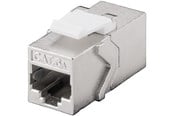 Nettverkskabel - Pro Keystone module RJ45 coupler CAT 6A STP - Sølv - 4040849908668