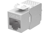 Nettverkskabel - Pro Keystone module RJ45 CAT 6A STP slim-line - Sølv - 0cm - 4040849794483