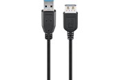 USB - Pro USB-A <-> USB-A - 1.8m - Svart - 4040849439988