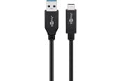 USB - Pro USB-A <-> USB-C - 1m - USB 3.2 Gen 2 - Svart - PUSB3.2G2-AC-BLK-1M