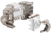Nettverkskabel - Pro Keystone module RJ45 CAT 6A STP - Sølv - 4040849959004