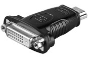 Skjermkabel - Pro HDMI™/DVI-D adapter nickel plated - 4040849680984