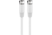 Antennekabler - Pro SAT antenna cable (80 dB) 2x shielded 2.5m - 4040849507380