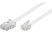 Nettverkskabel - Pro Modular telephone cable - Hvit - 6m - 4040849930621