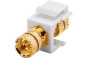 Nettverkskabel - Pro Keystone module speaker - Rød - 4040849794841