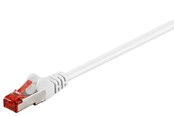 Nettverkskabel - Pro LAN CAT 6 S/FTP - Hvit - 1m - 4040849954818