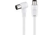 Antennekabler - Pro Angled antenna cable (<70 dB) 2x shielded - 4040849117145