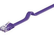 Nettverkskabel - Pro LAN CAT 6 Flat U/UTP - Purpur - 2m - 4040849964176