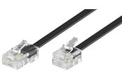 Nettverkskabel - Pro Modular telephone cable - Svart - 3m - 4040849685309