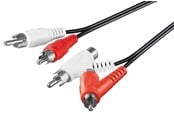 Lydkabel - Pro Stereo connector cable RCA with passthrough - 4040849502149