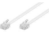 Nettverkskabel - Pro Modular telephone cable - Hvit - 3m - 4040849930676