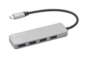 USB-hub - Sandberg 4-Port USB Hub USB-hub - USB 3.0 - 4 porter - Sølv - 336-20