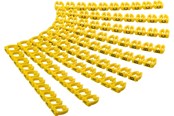 Kabelordner/Kabelstrømpe - Pro Cable marker clips ‘Letters A–C’ for cable diameters up to 6 mm - 4040849725180