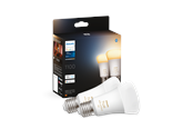 Smarthus - Philips Hue White Ambiance A60 E27 smartpære (2-pakning) - 929002468404