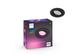 Smarthus - Philips Hue Centura Innfelt Spot - Rund - Svart - 929003809401