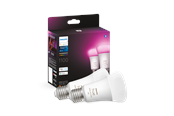 Smarthus - Philips Hue White & Color Ambiance A60 E27 smartpære (2-pakning) - 929002468802