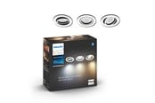 Smarthus - Philips Hue Milliskin innfelt spotlight 3-pakning – hvit atmosfære - 929003811101
